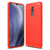 Flexi Slim Carbon Fibre Case for Oppo Reno Z - Brushed Red